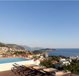 6 Bedroom Villa with Heated Infinity Pool and Sea Views in Dubrovnik, Sleeps 12